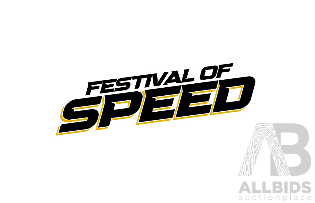 LIVE AUCTION #6  Festival of Speed 4 x 2 Day Passes PLUS Hot Lap in Supercar