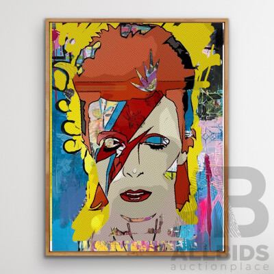 LIVE AUCTION #9  Mossology Pop Art Piece