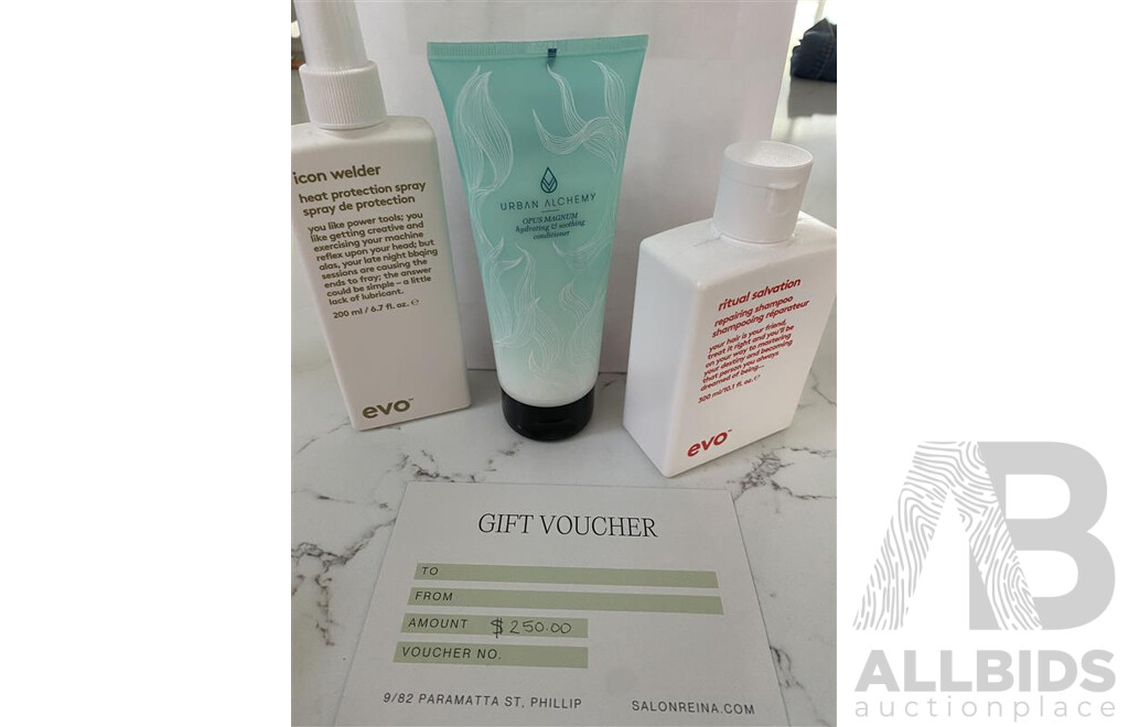 L32 - Salon Reina $250 Voucher and Products