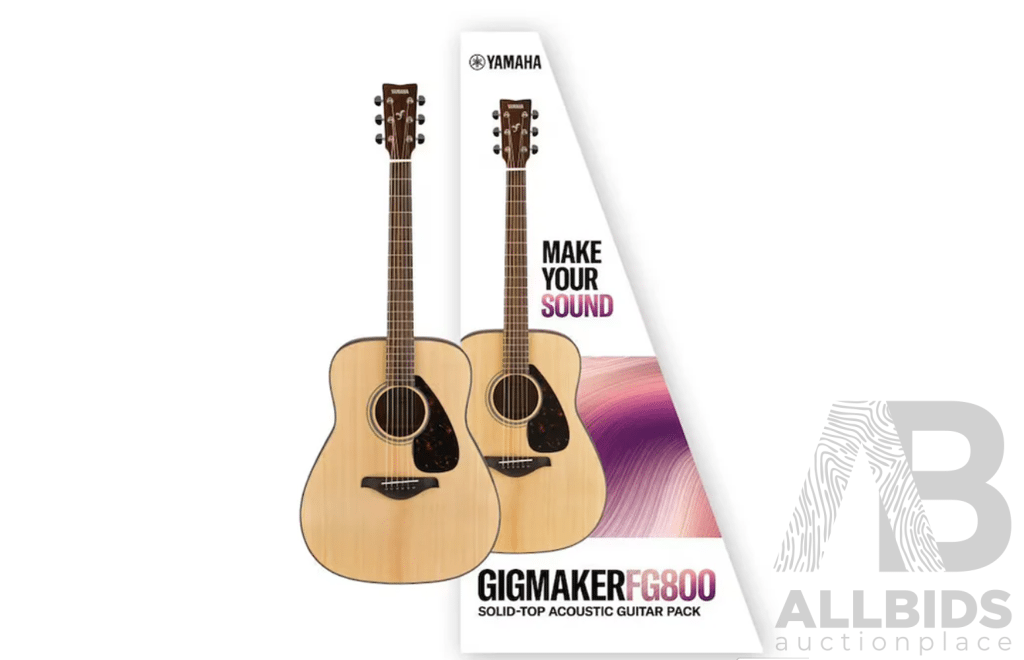 L45 - Yamaha GIGMAKERFG800M Solid Top Acoustic Guitar