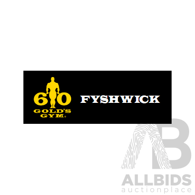 L58 - Gold’s Gym Fyshwick -  12 Month Membership Valued at $1200