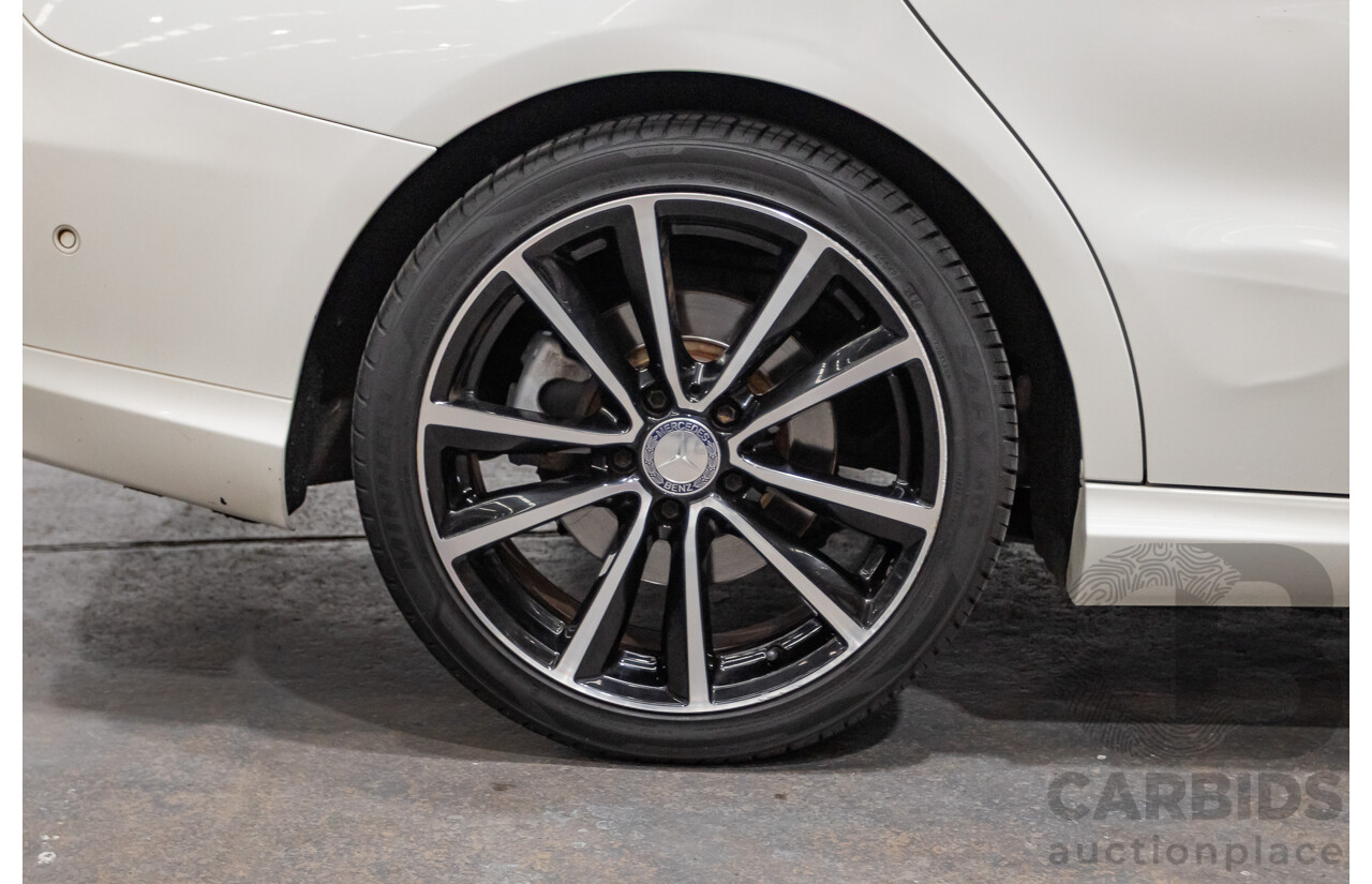 10/2015 Mercedes-Benz CLA200 117 MY15 4D Coupe Calcite White Turbo 1.6L