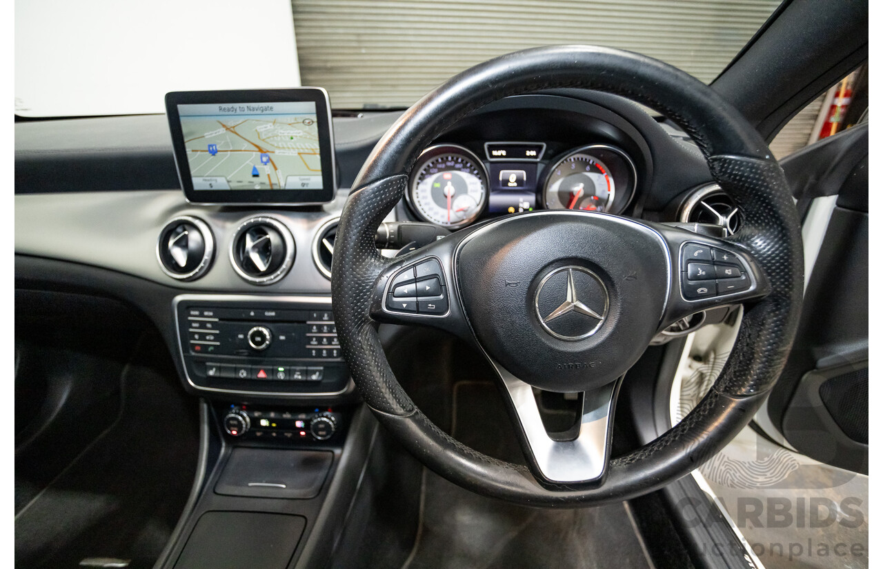 10/2015 Mercedes-Benz CLA200 117 MY15 4D Coupe Calcite White Turbo 1.6L