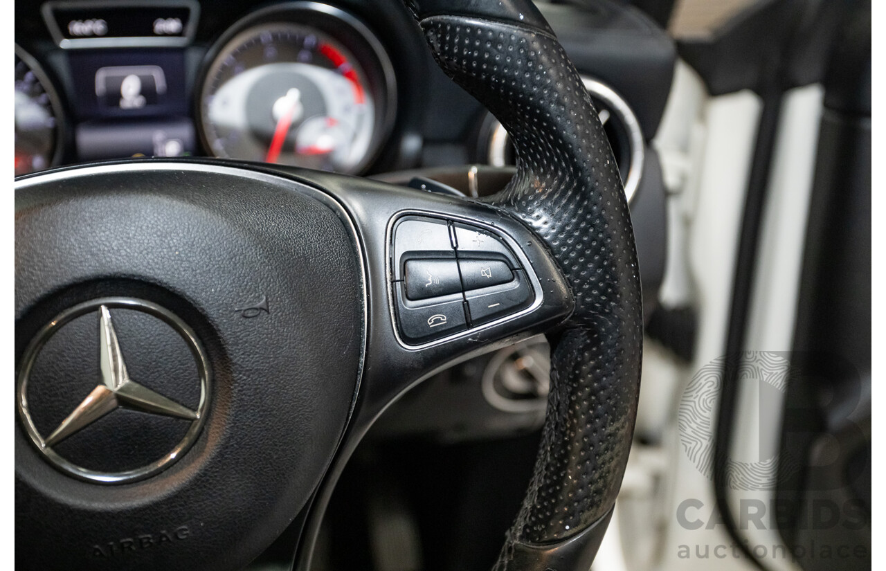 10/2015 Mercedes-Benz CLA200 117 MY15 4D Coupe Calcite White Turbo 1.6L