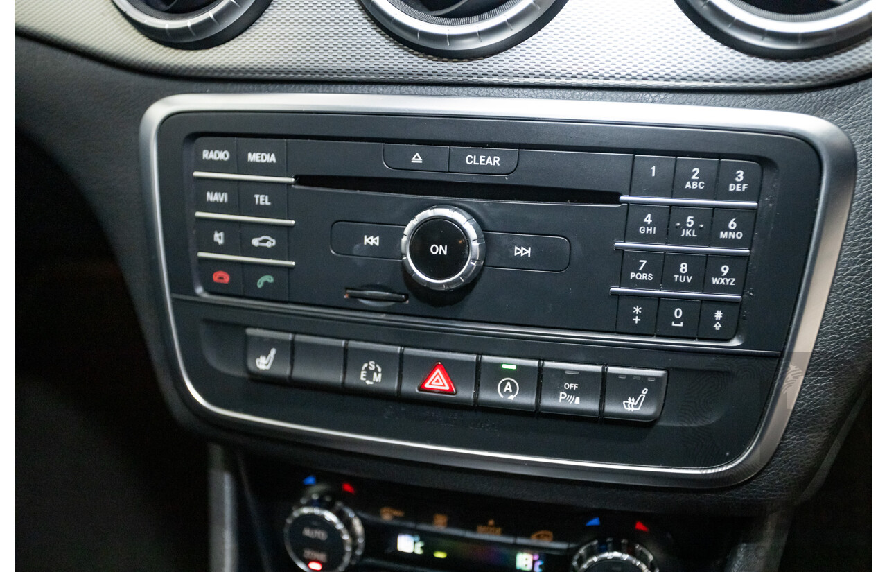 10/2015 Mercedes-Benz CLA200 117 MY15 4D Coupe Calcite White Turbo 1.6L