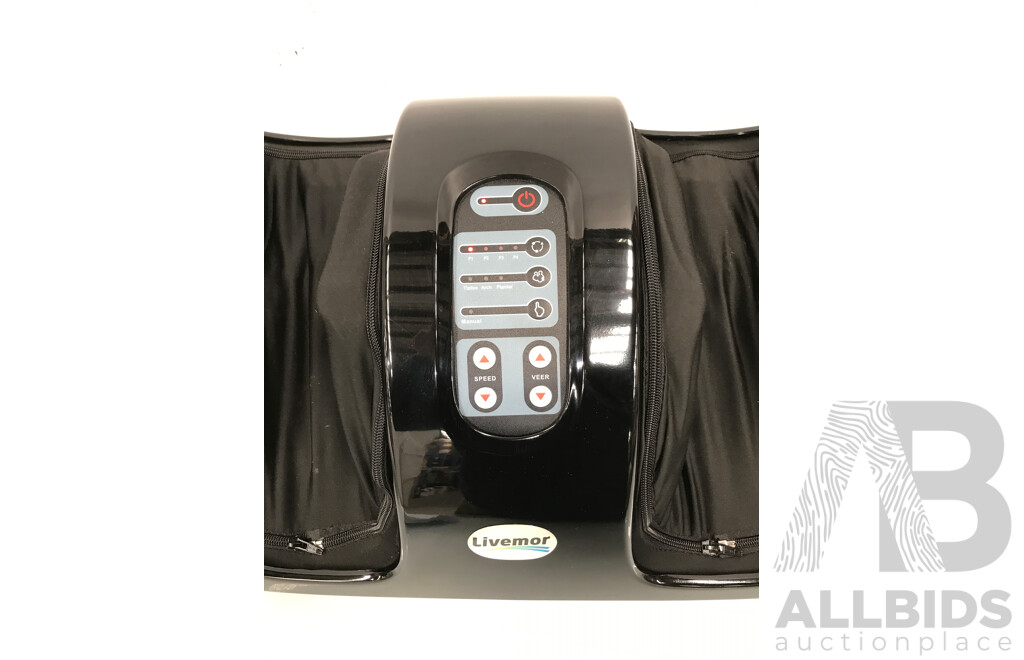 Livemor Foot Massager Ankle Shiatsu Kneading Rolling Massager Machine