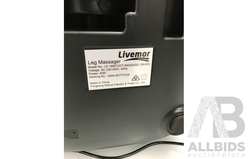 Livemor Foot Massager Ankle Shiatsu Kneading Rolling Massager Machine