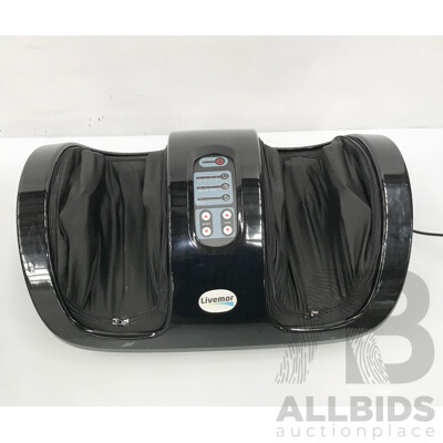 Livemor Foot Massager Ankle Shiatsu Kneading Rolling Massager Machine