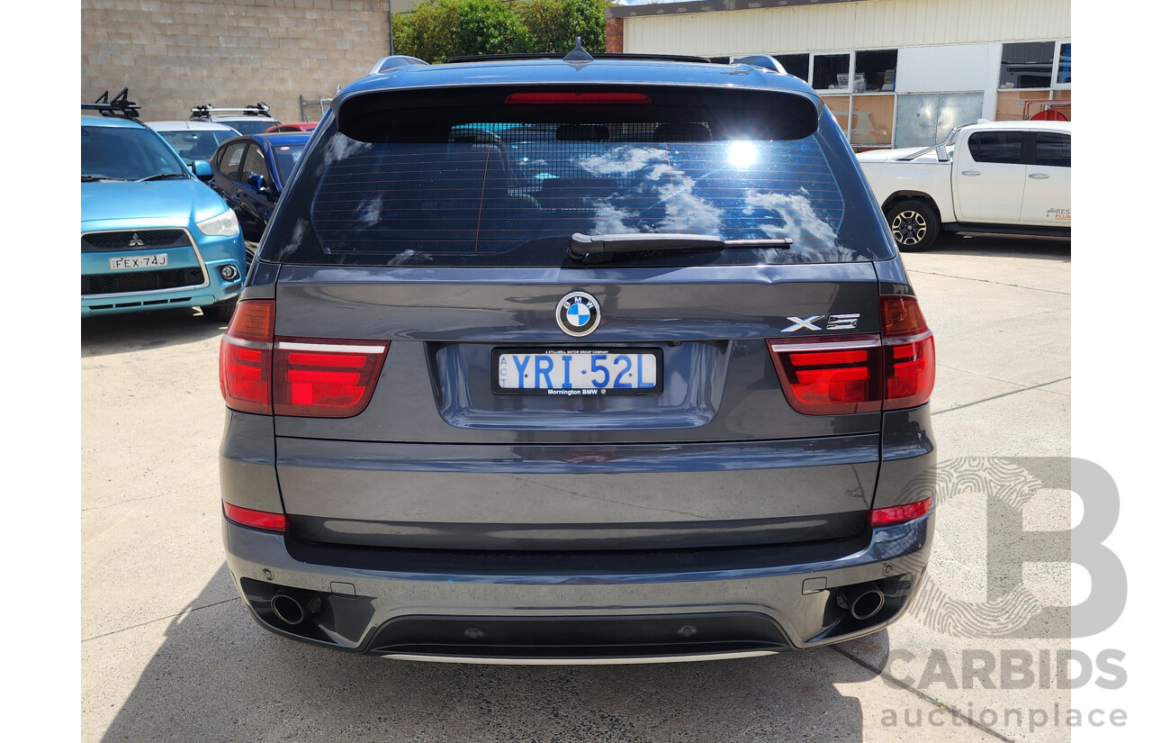 9/2012 Bmw X5 Xdrive 30d E70 MY12 UPGRADE 4d Wagon Grey 3.0L