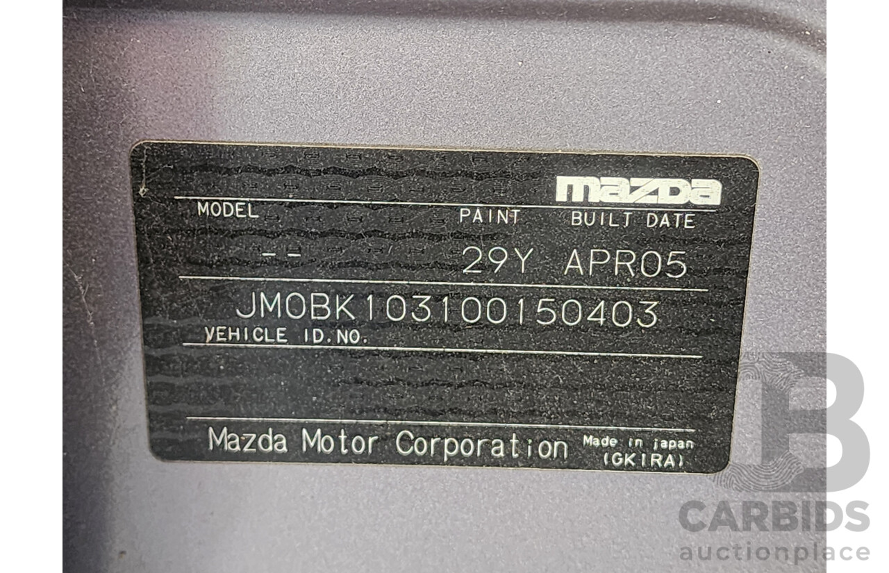 5/2005 Mazda Mazda3 SP23 BK 5d Hatchback Silver 2.3L