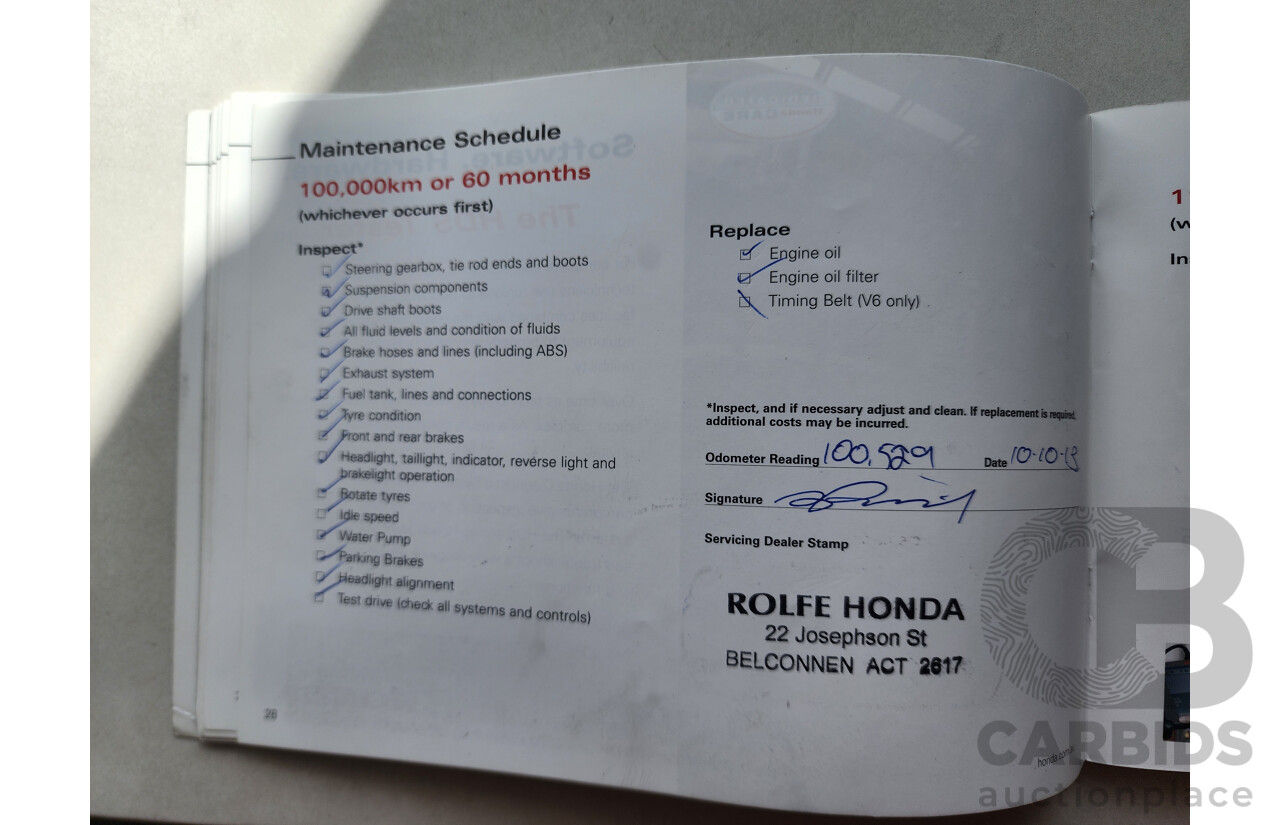 5/2006 Honda Accord VTi 40 4d Sedan Gold 2.4L