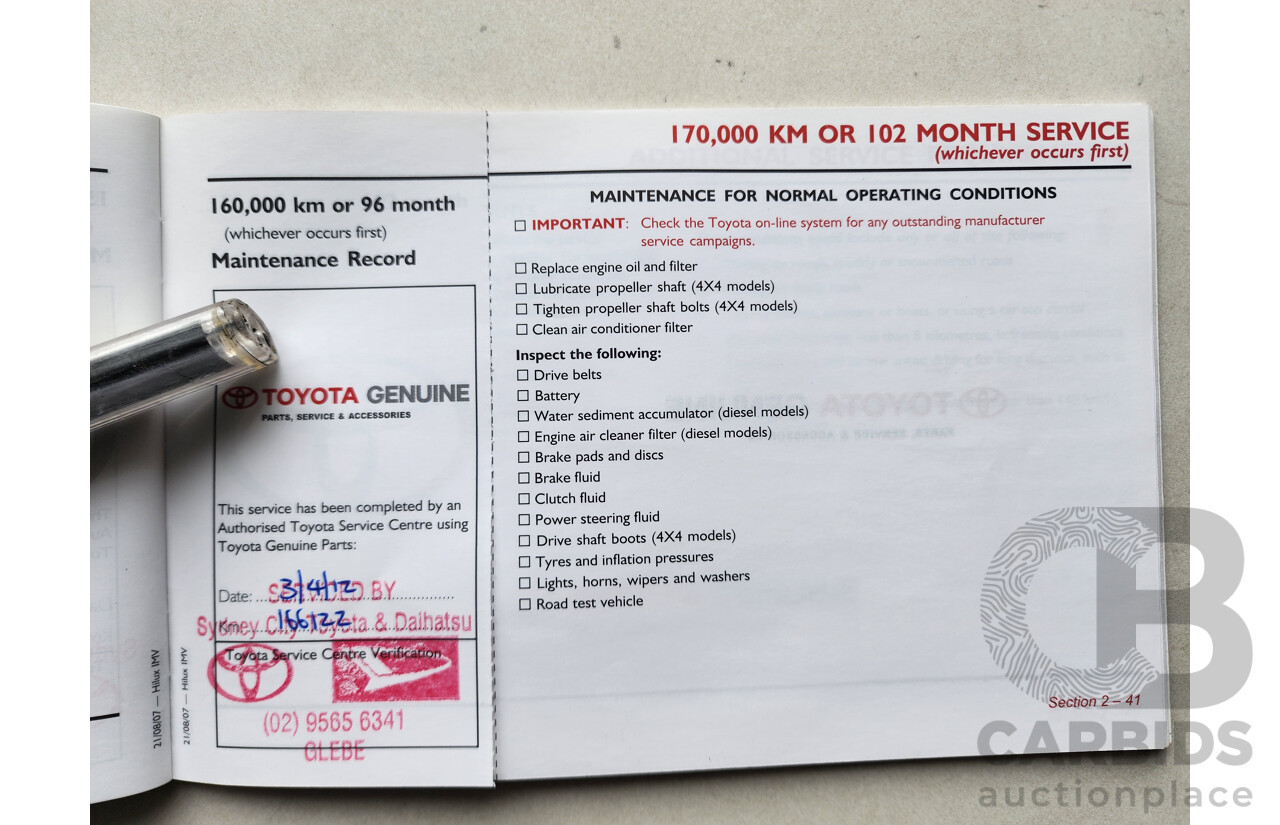 3/2008 Toyota Hilux SR GGN15R 07 UPGRADE Dual Cab P/Up White 4.0L