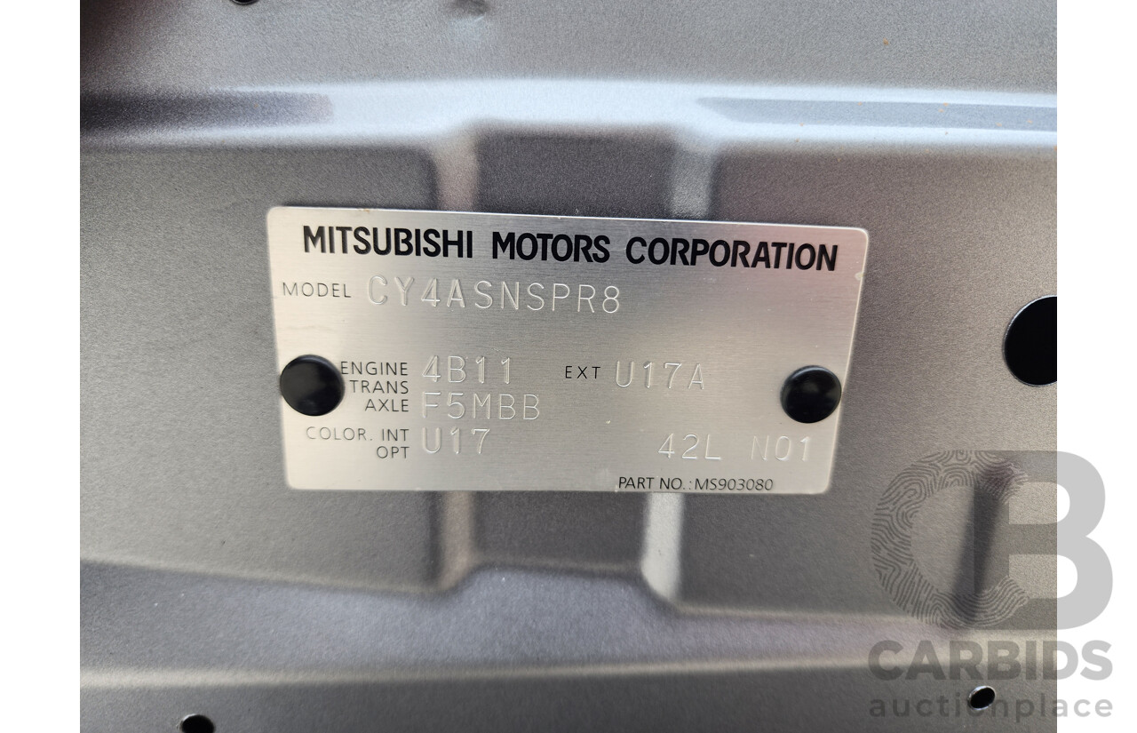5/2017 Mitsubishi Lancer ES Sport CF MY17 4d Sedan null 2.0L