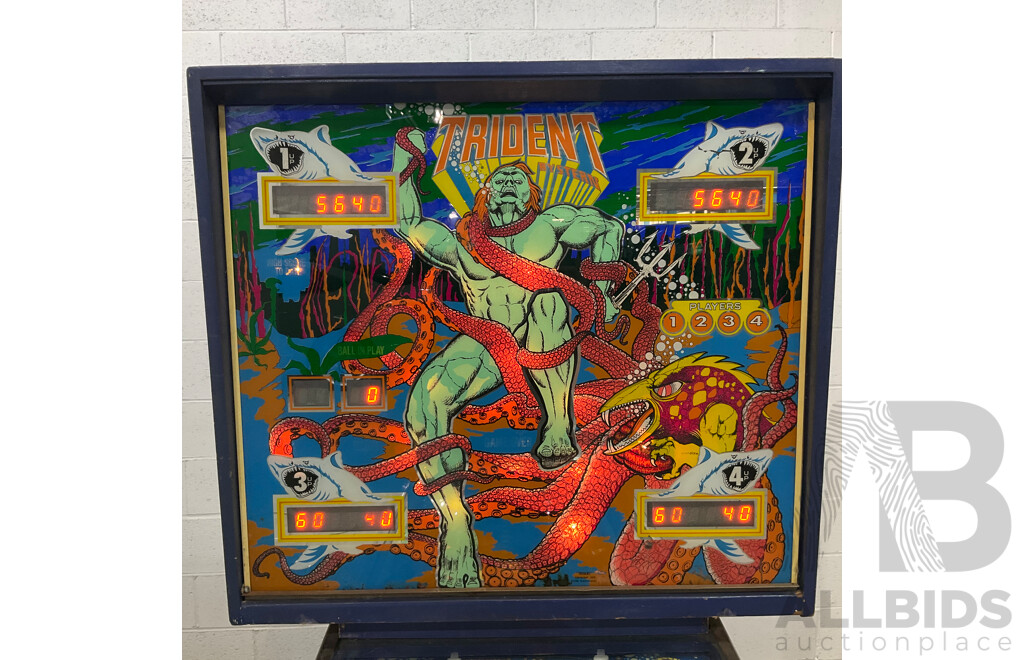 TRIDENT (Stern) Pinball Machine