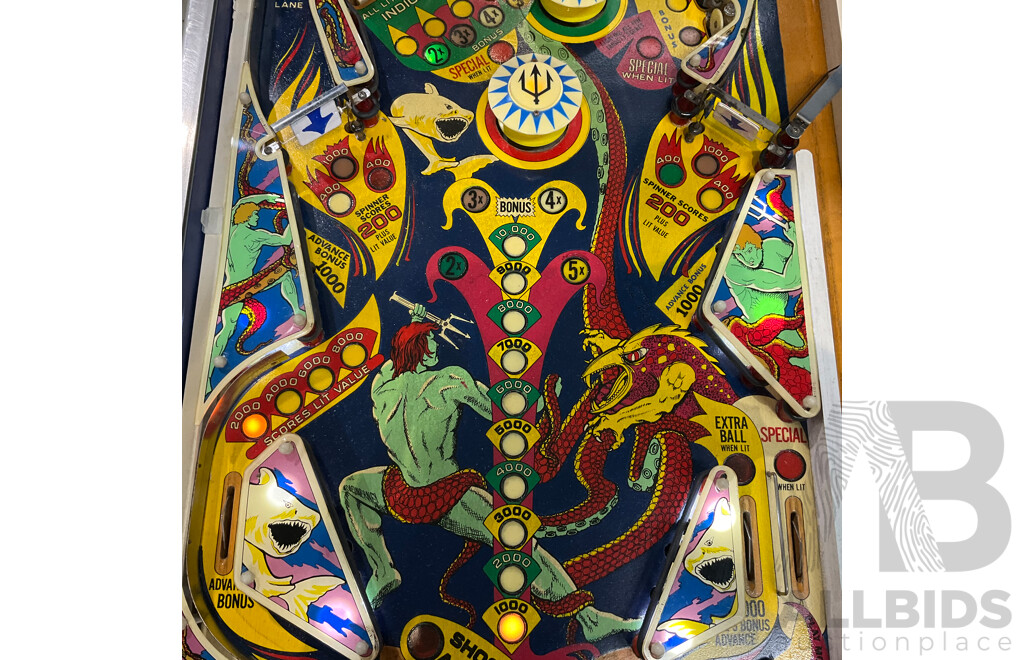 TRIDENT (Stern) Pinball Machine
