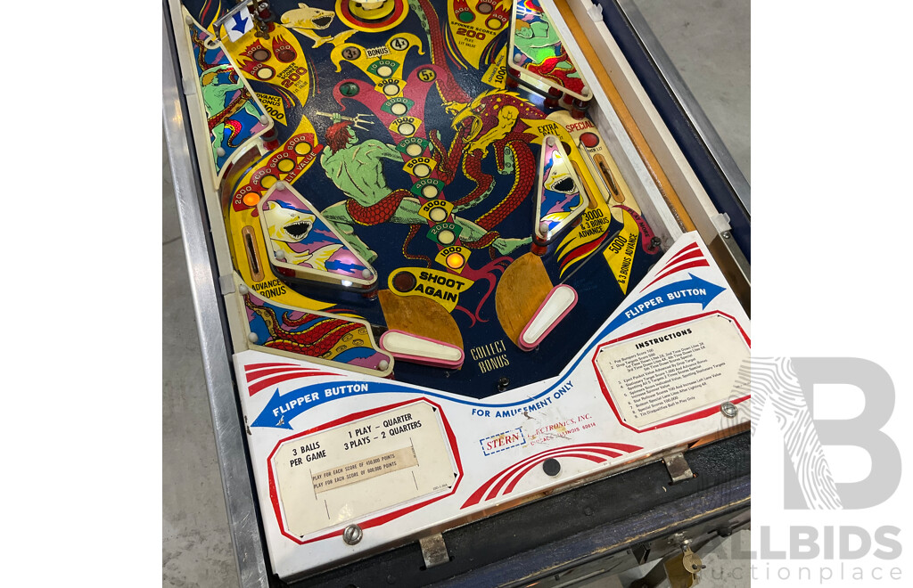 TRIDENT (Stern) Pinball Machine