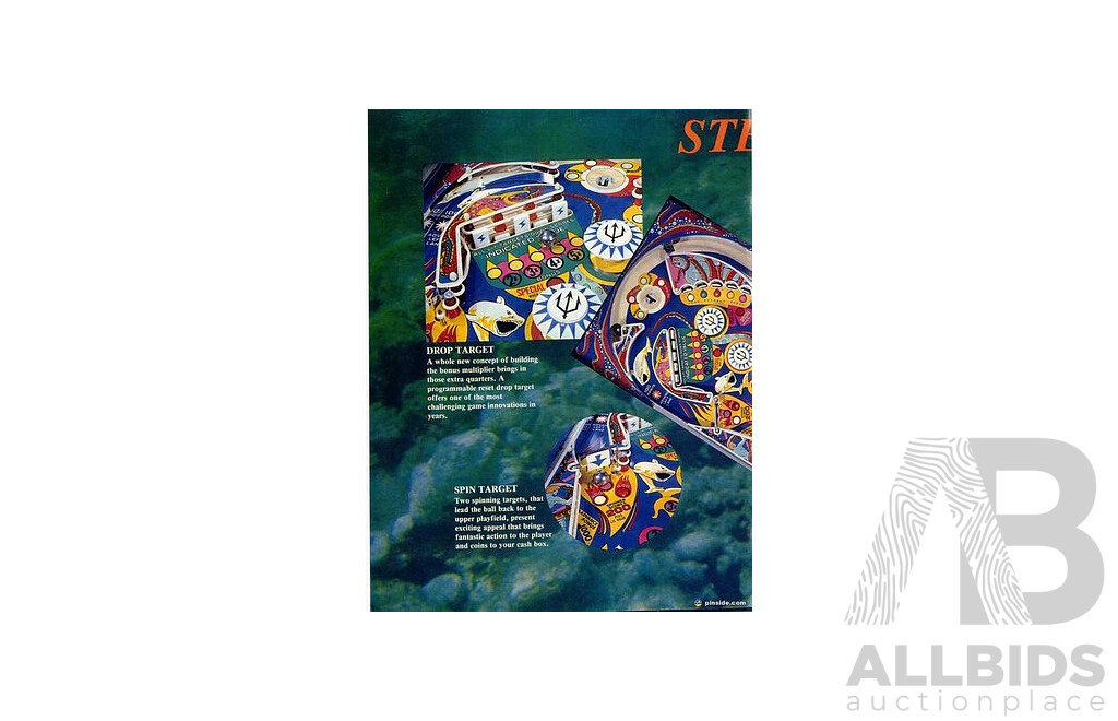 TRIDENT (Stern) Pinball Machine