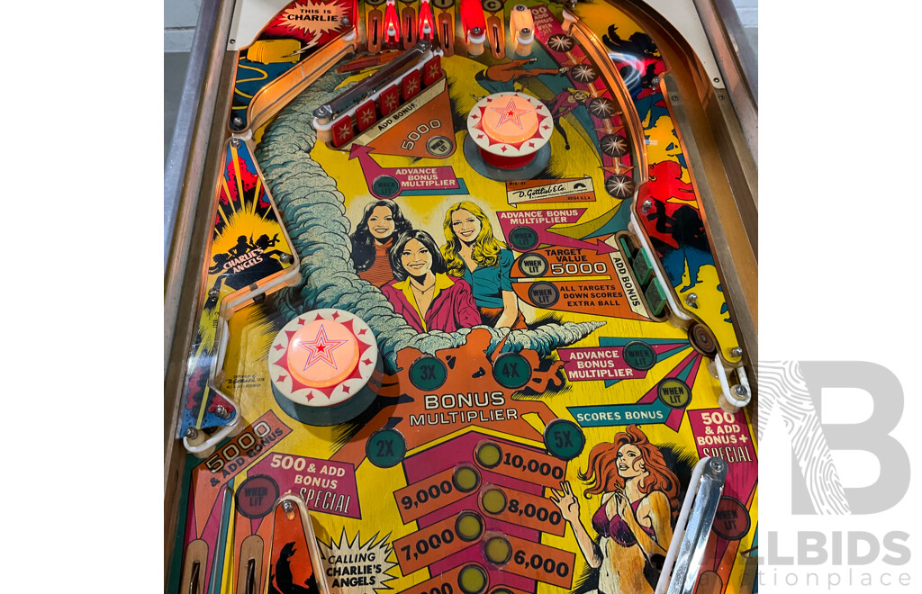 Charlie's Angels by Gottlieb Pinball Machine