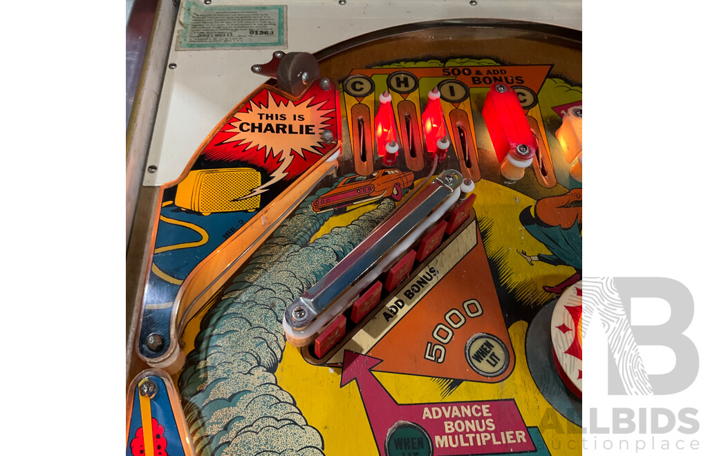 Charlie's Angels by Gottlieb Pinball Machine
