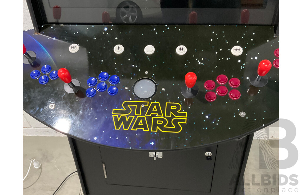 Upright Pandora Box DX Arcade Machine with Star Wars Wrap