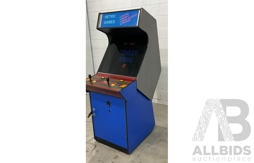 Upright Retro Games Arcade Machine