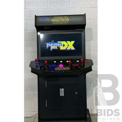 Upright Pandora Box DX Arcade Machine with Star Wars Wrap