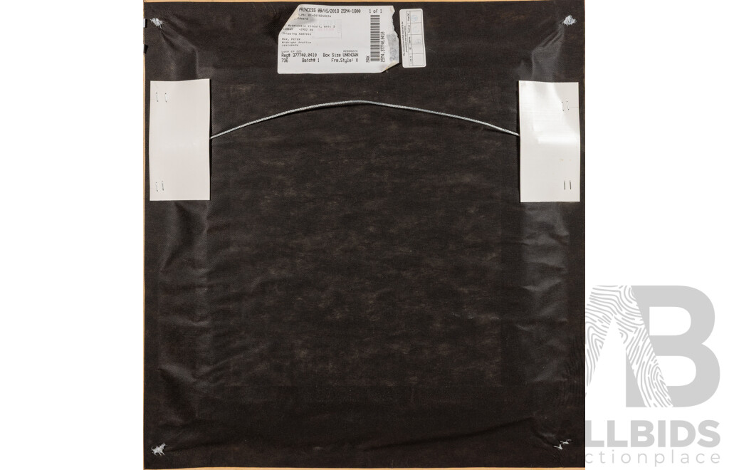 Peter Max, (20th Century, German-Born American, 1937-), Midnight Profile, Original Serigraph (2011), 65.5 x 61.5 cm (frame)