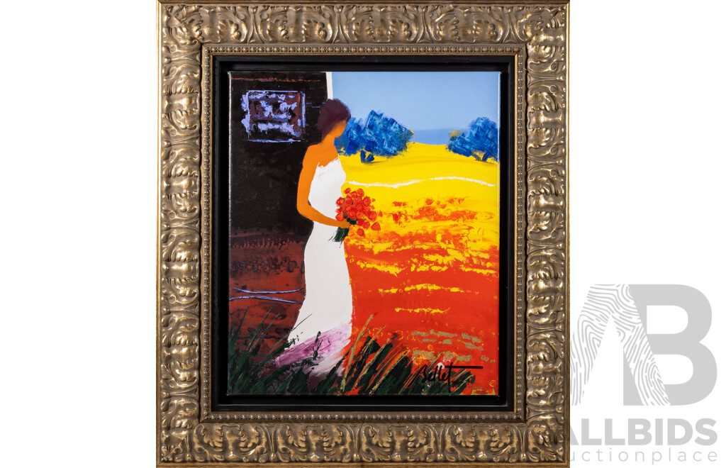 Emile Bellet, (20th Century, French, 1941-), Nature Luxuriante, Limited Edition Colour Giclee Print with Embellishment, 74 x 65 cm (frame)