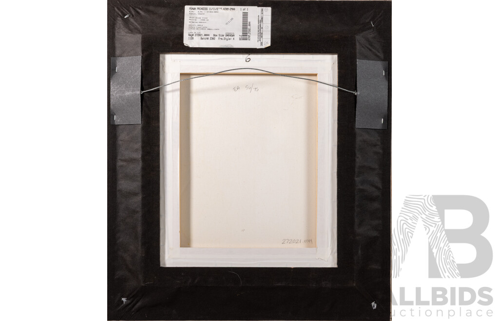 Emile Bellet, (20th Century, French, 1941-), Nature Luxuriante, Limited Edition Colour Giclee Print with Embellishment, 74 x 65 cm (frame)