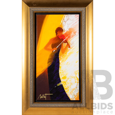 Emile Bellet, (20th Century, French, 1941-), La Soliste (2012), Lovely Signed & Editioned Verso Giclee on Paper, 89 x 56 cm (frame)