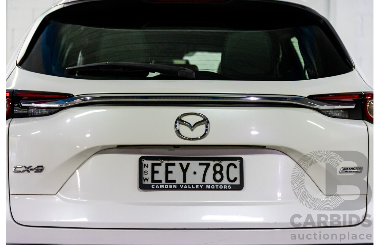 10/2016 Mazda CX-9 GT (FWD) MY16 4d Wagon Snowflake White Pearl Turbo 2.5L