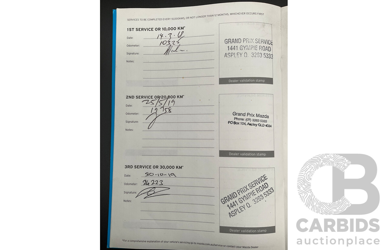 10/2016 Mazda CX-9 GT (FWD) MY16 4d Wagon Snowflake White Pearl Turbo 2.5L