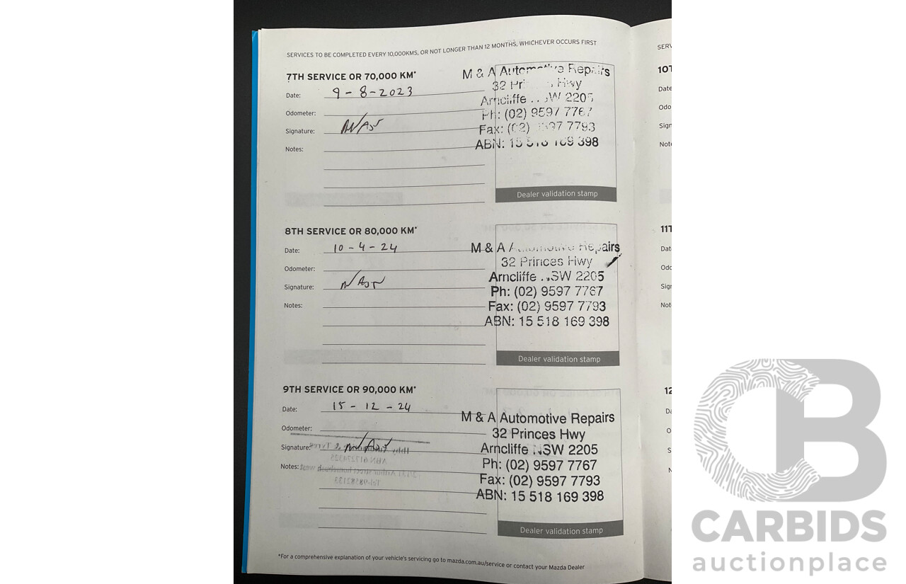 10/2016 Mazda CX-9 GT (FWD) MY16 4d Wagon Snowflake White Pearl Turbo 2.5L