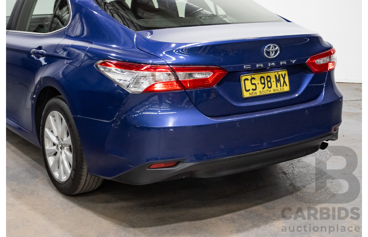 08/2018 Toyota Camry Ascent ASV70R 4D Sedan Blue Crush Metallic 2.5L