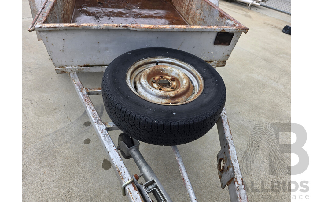 1985 6x4 Home-Built Goods Trailer