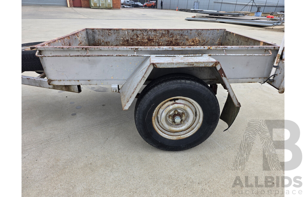 1985 6x4 Home-Built Goods Trailer