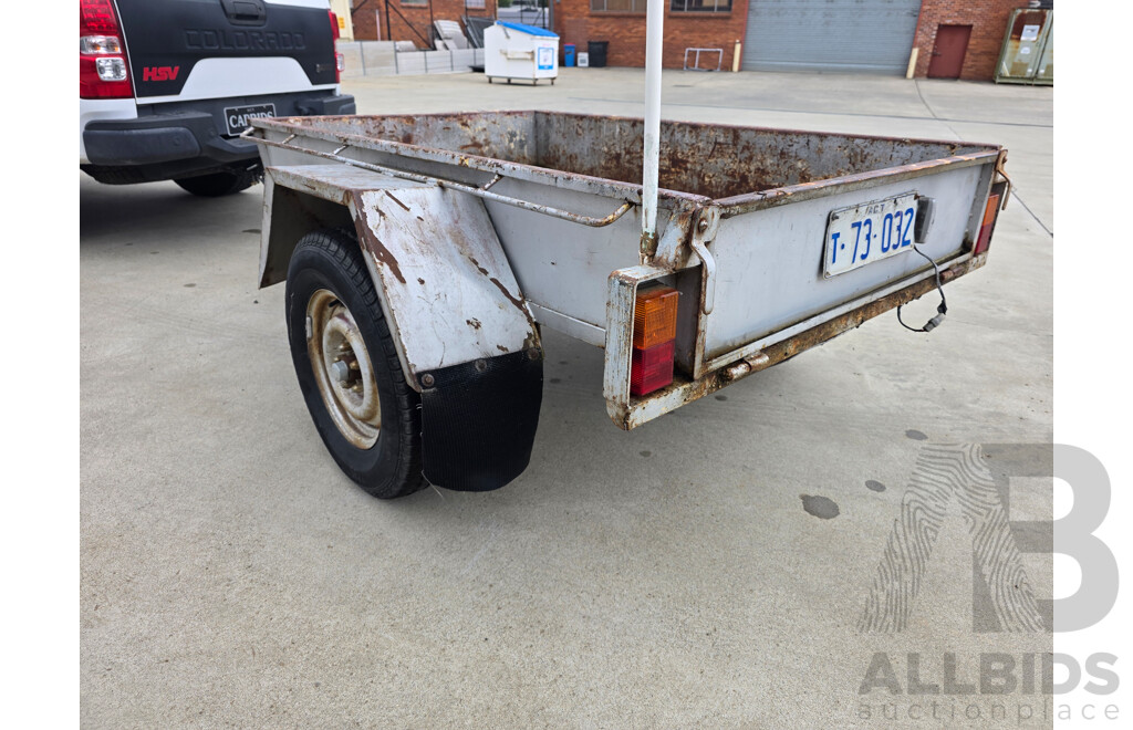 1985 6x4 Home-Built Goods Trailer