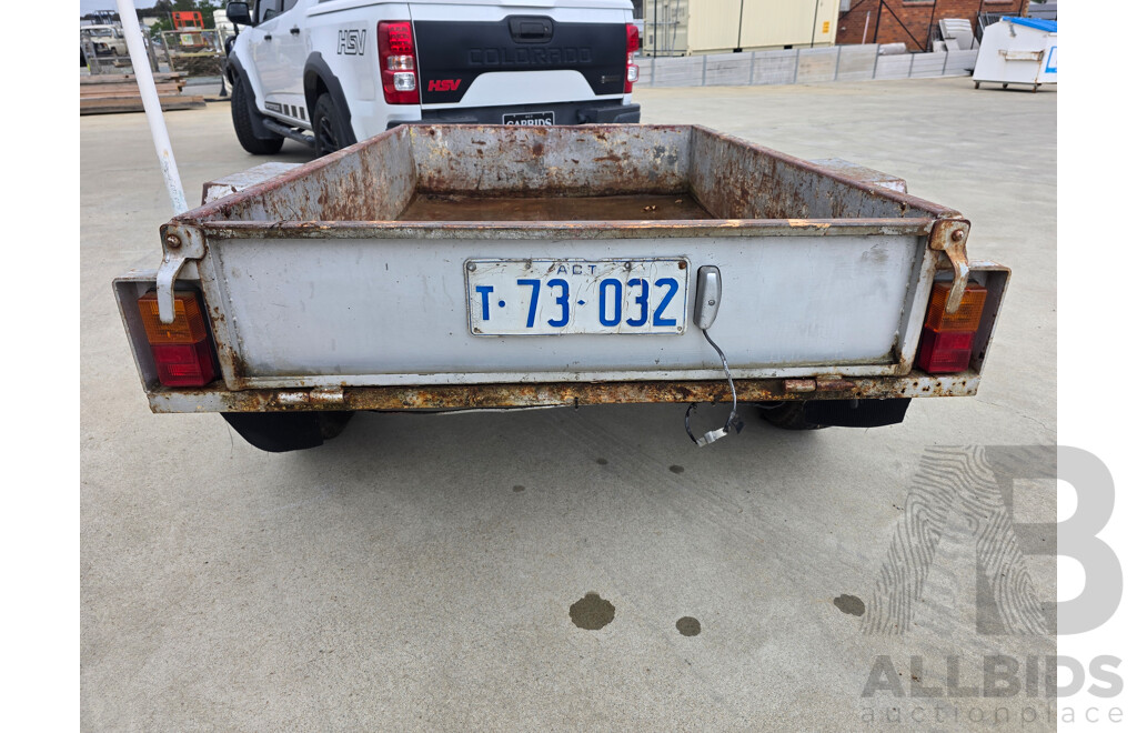 1985 6x4 Home-Built Goods Trailer