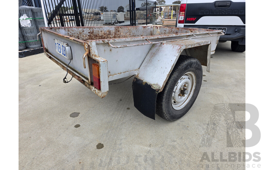 1985 6x4 Home-Built Goods Trailer