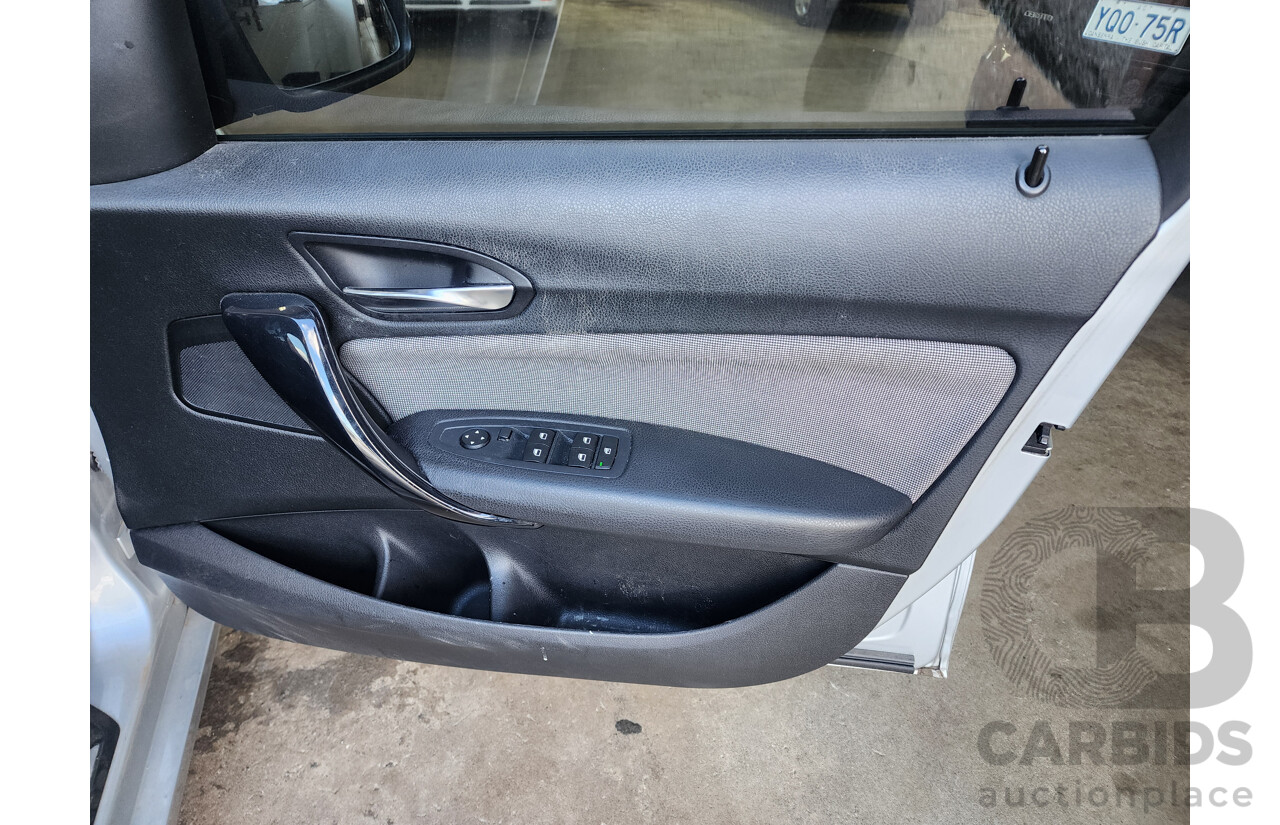 3/2012 Bmw 1 18i Urban F20 5d Hatchback Silver 1.6L