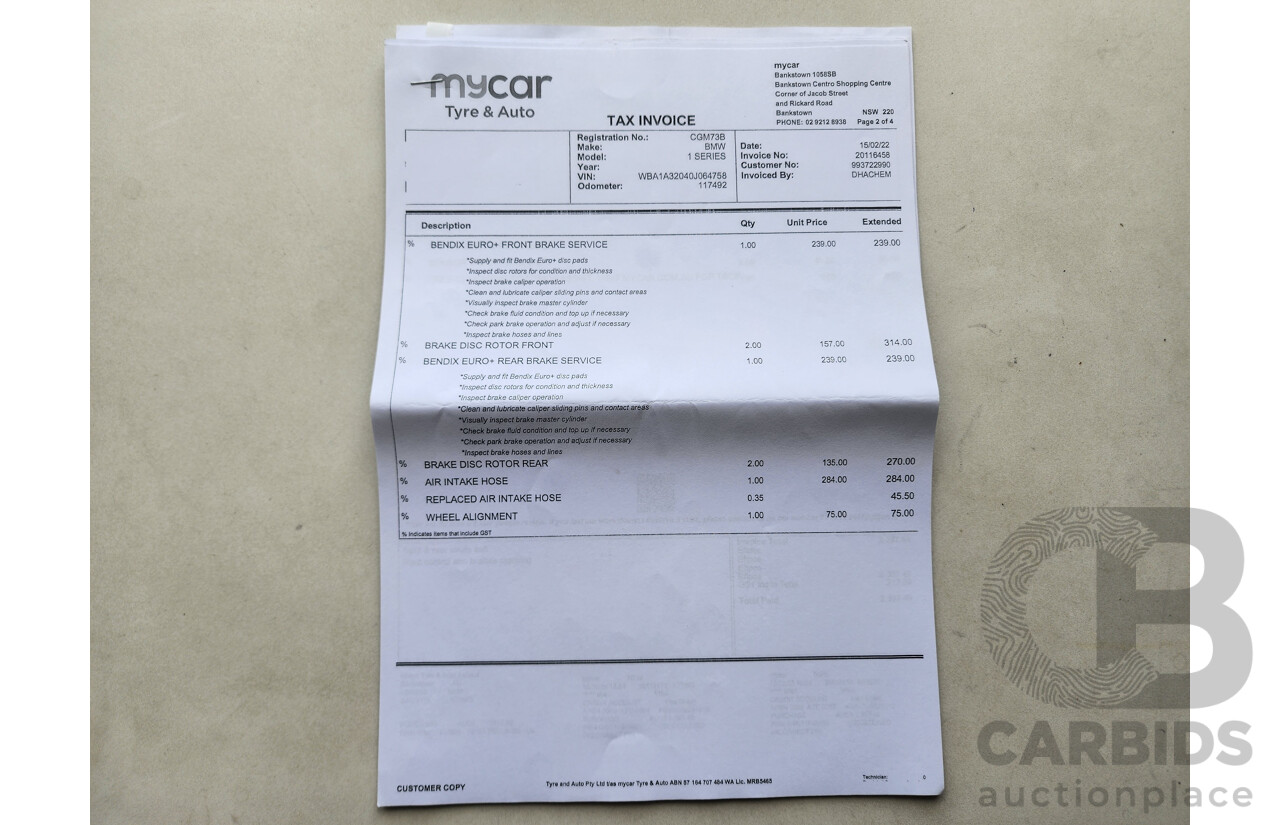 3/2012 Bmw 1 18i Urban F20 5d Hatchback Silver 1.6L
