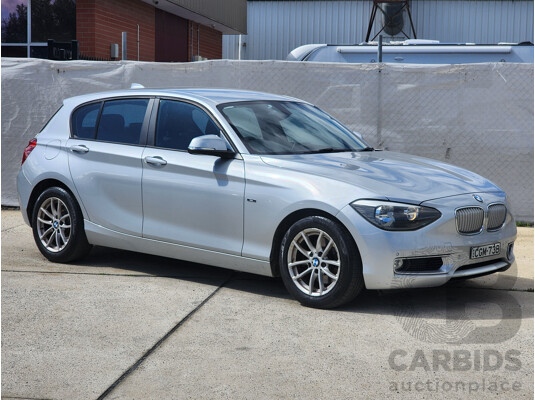 3/2012 Bmw 1 18i Urban F20 5d Hatchback Silver 1.6L 3/2012 Bmw 1 18i Urban F20 5d Hatchback Silver 1.6L