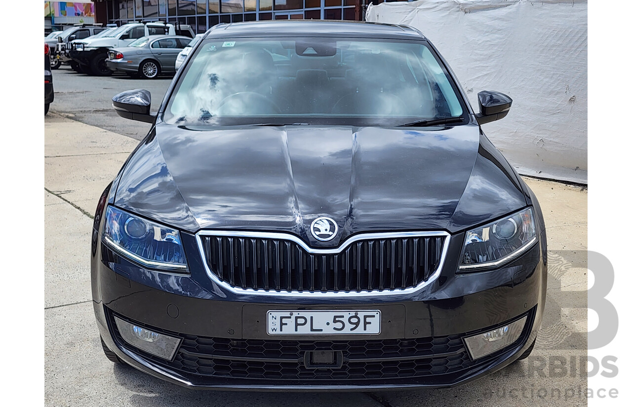 3/2017 Skoda Octavia 110 TSI Style NE MY16 5d Hatchback Black 1.4L
