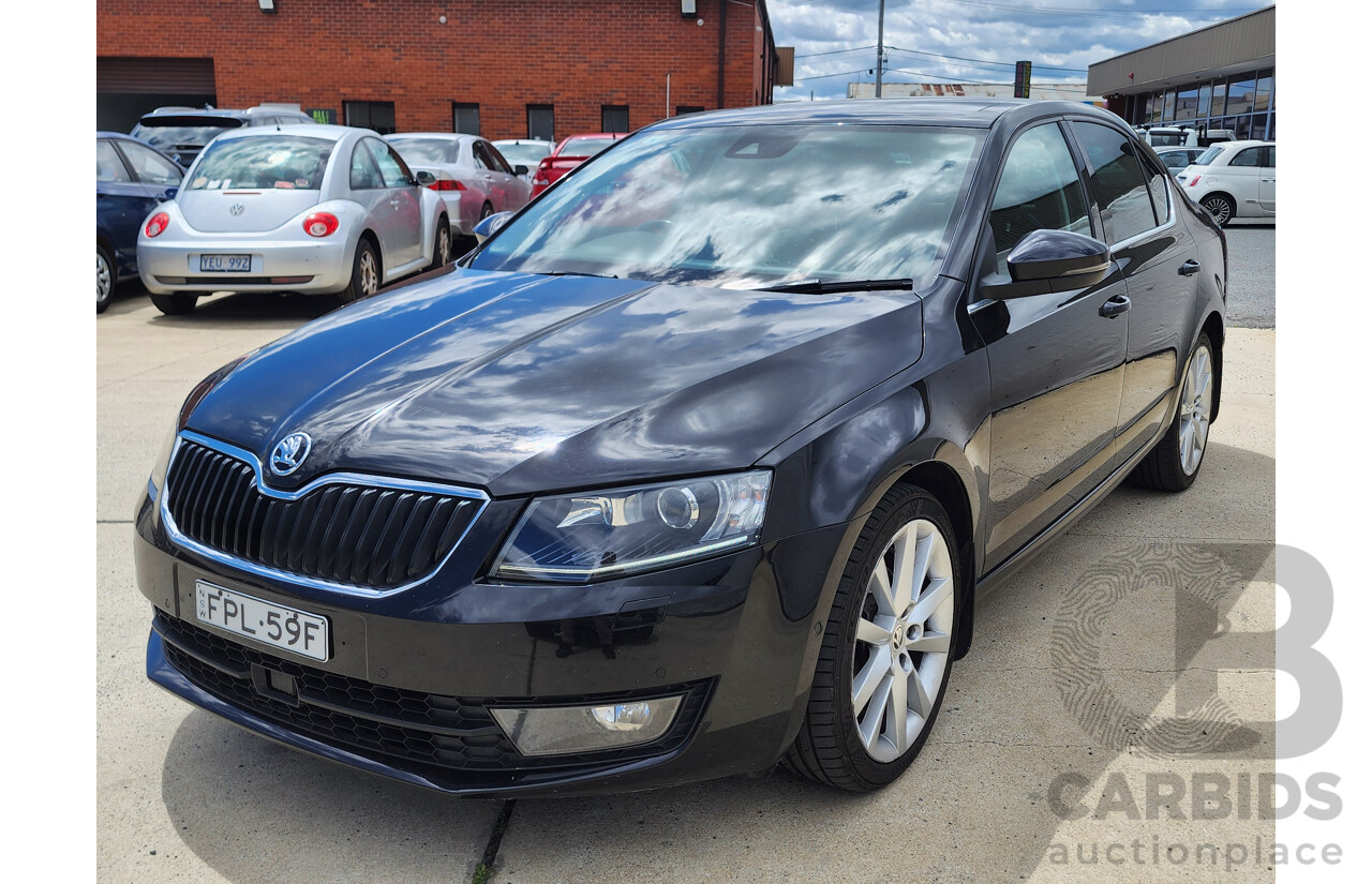 3/2017 Skoda Octavia 110 TSI Style NE MY16 5d Hatchback Black 1.4L