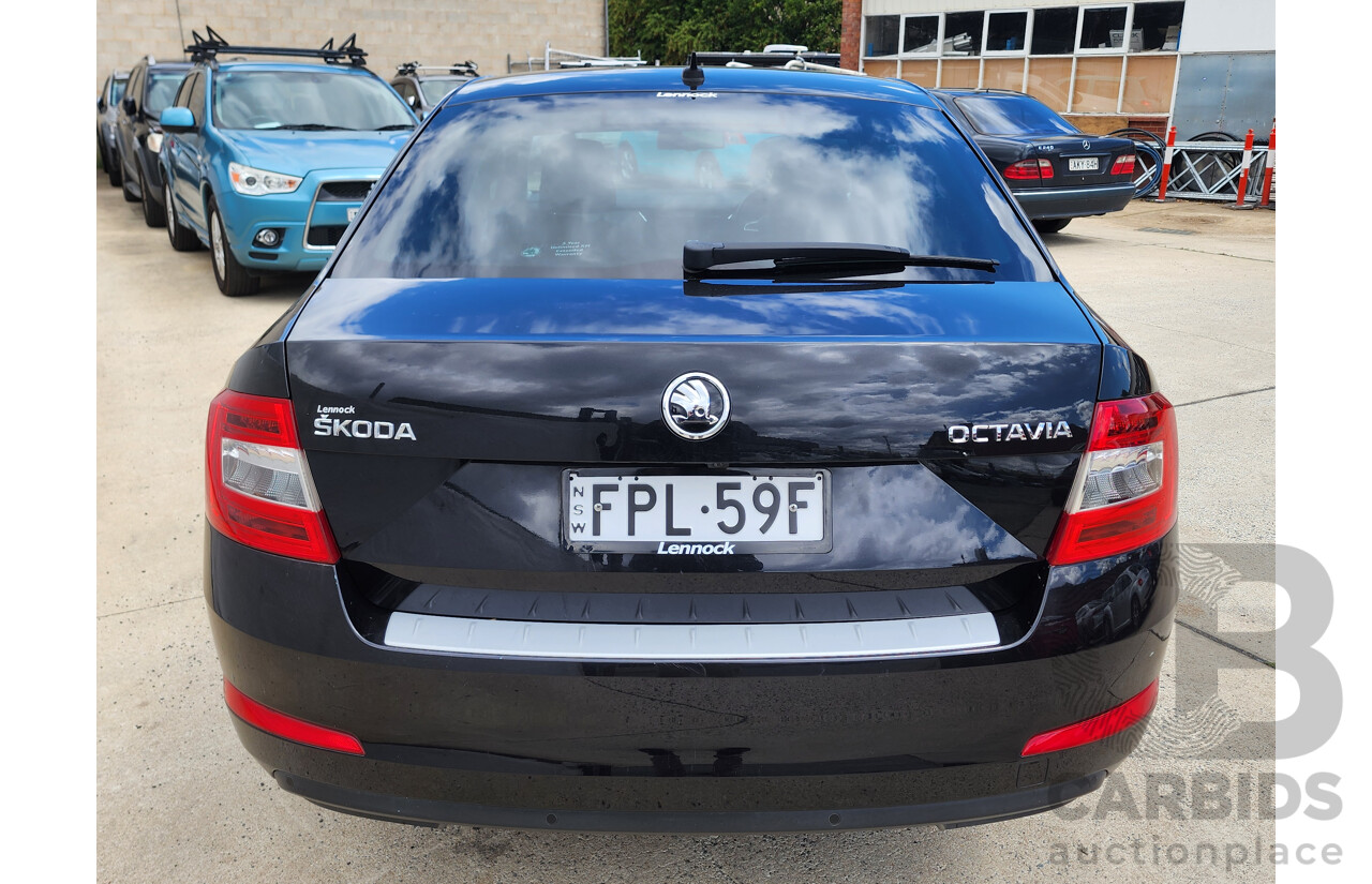 3/2017 Skoda Octavia 110 TSI Style NE MY16 5d Hatchback Black 1.4L