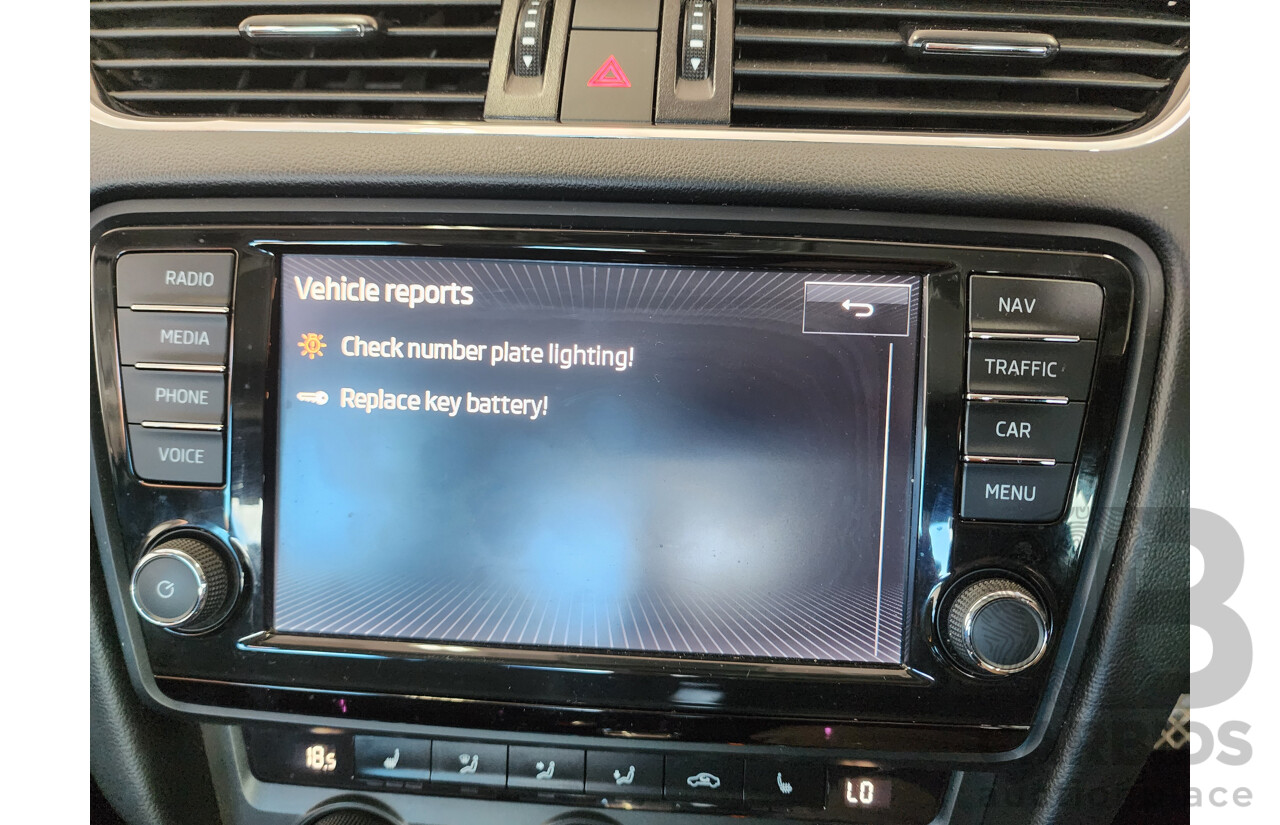 3/2017 Skoda Octavia 110 TSI Style NE MY16 5d Hatchback Black 1.4L