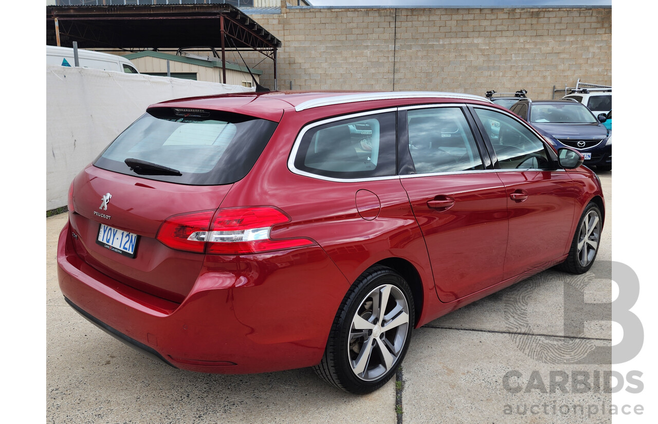 1/2015 Peugeot 308 Touring Allure T9 4d Wagon Red 1.6L