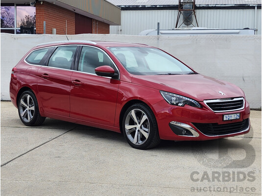 1/2015 Peugeot 308 Touring Allure T9 4d Wagon Red 1.6L 1/2015 Peugeot 308 Touring Allure T9 4d Wagon Red 1.6L