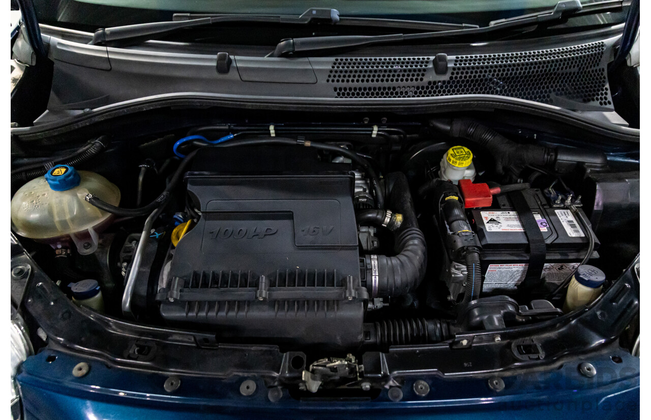 09/2016 Fiat 500 Lounge (FWD) Series 4 3d Hatchback Teal Blue Metallic 1.4L