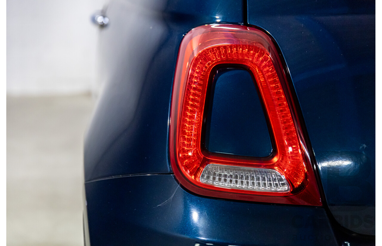 09/2016 Fiat 500 Lounge (FWD) Series 4 3d Hatchback Teal Blue Metallic 1.4L